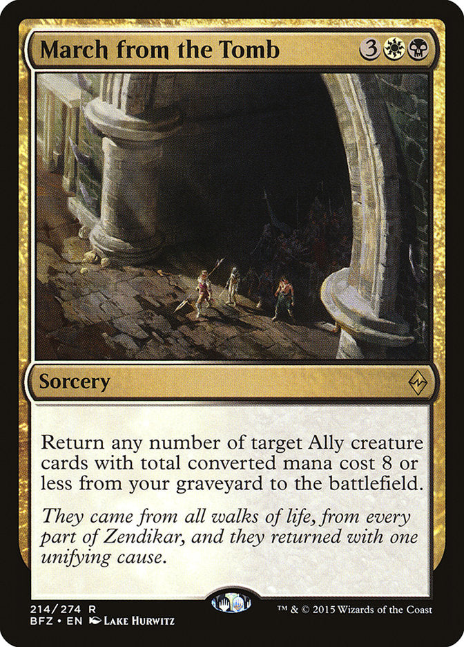 March from the Tomb [Battle for Zendikar] | Gear Gaming Fayetteville