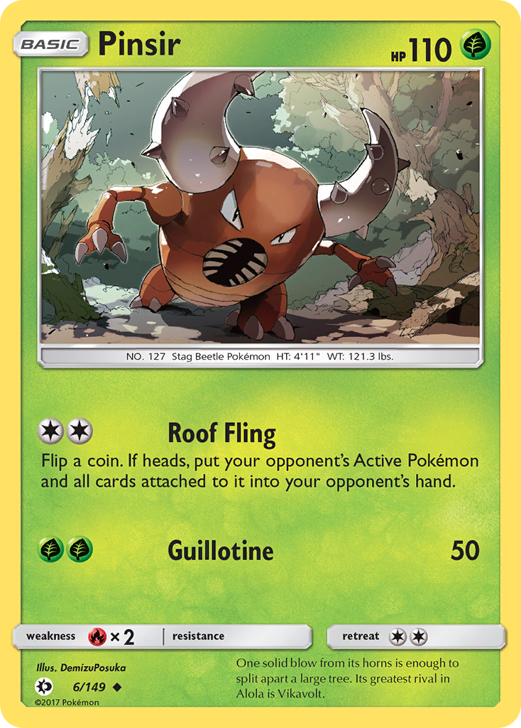 Pinsir (6/149) [Sun & Moon: Base Set] | Gear Gaming Fayetteville