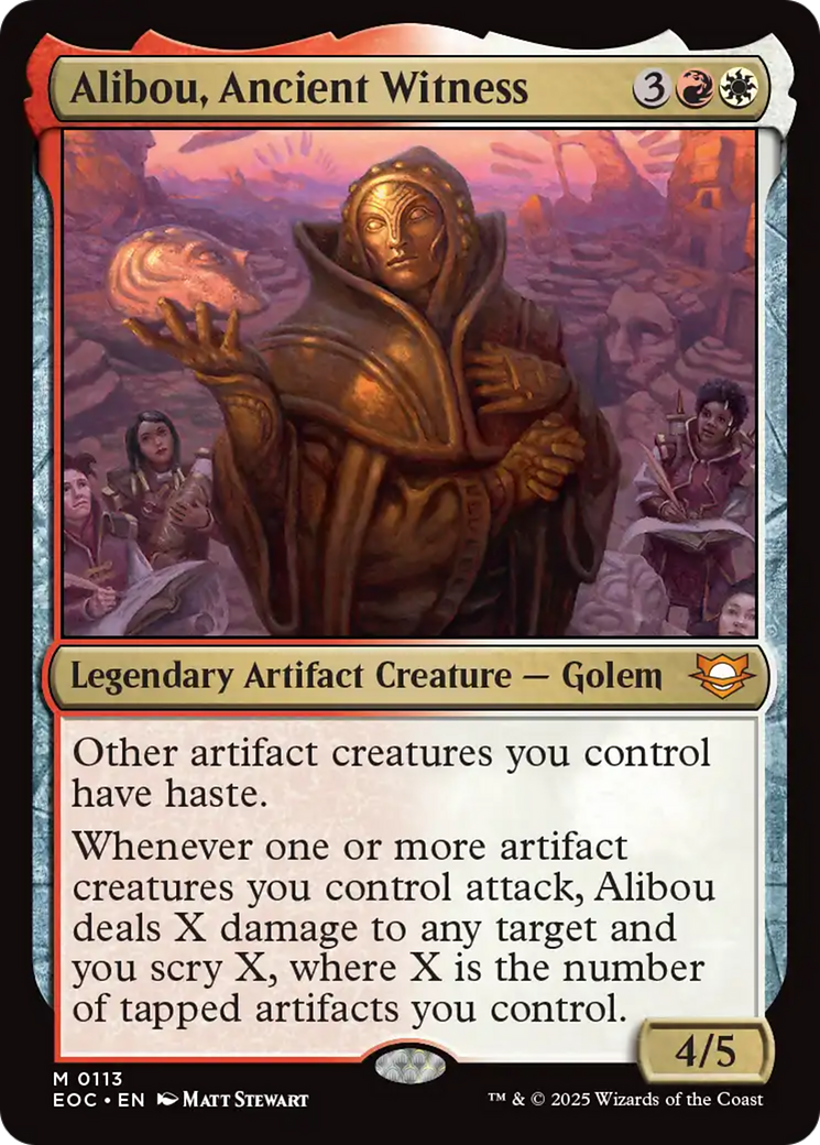 Alibou, Ancient Witness [Edge of Eternities Commander] | Gear Gaming Fayetteville
