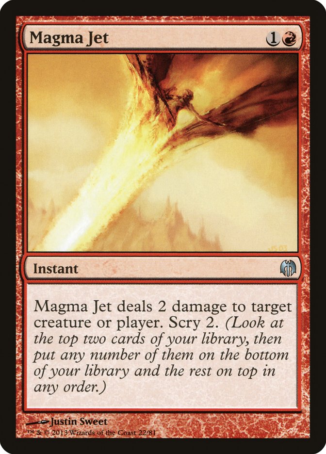 Magma Jet [Duel Decks: Heroes vs. Monsters] | Gear Gaming Fayetteville