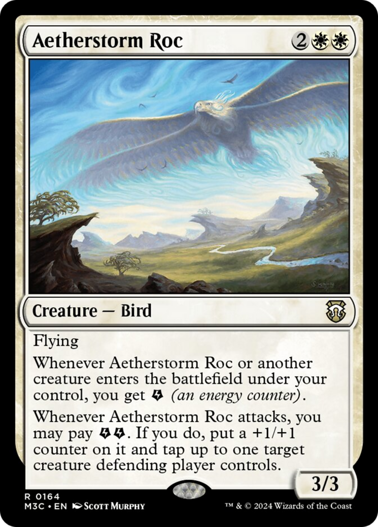 Aetherstorm Roc (Ripple Foil) [Modern Horizons 3 Commander] | Gear Gaming Fayetteville