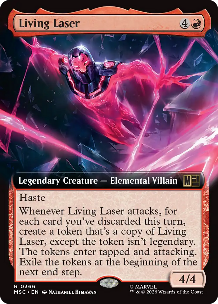 Living Laser (Extended Art) [Marvel Super Heroes Commander] | Gear Gaming Fayetteville