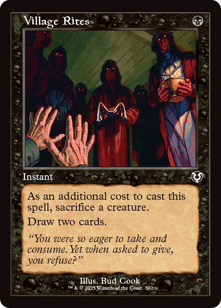 Village Rites (Retro Frame) [Innistrad Remastered] | Gear Gaming Fayetteville