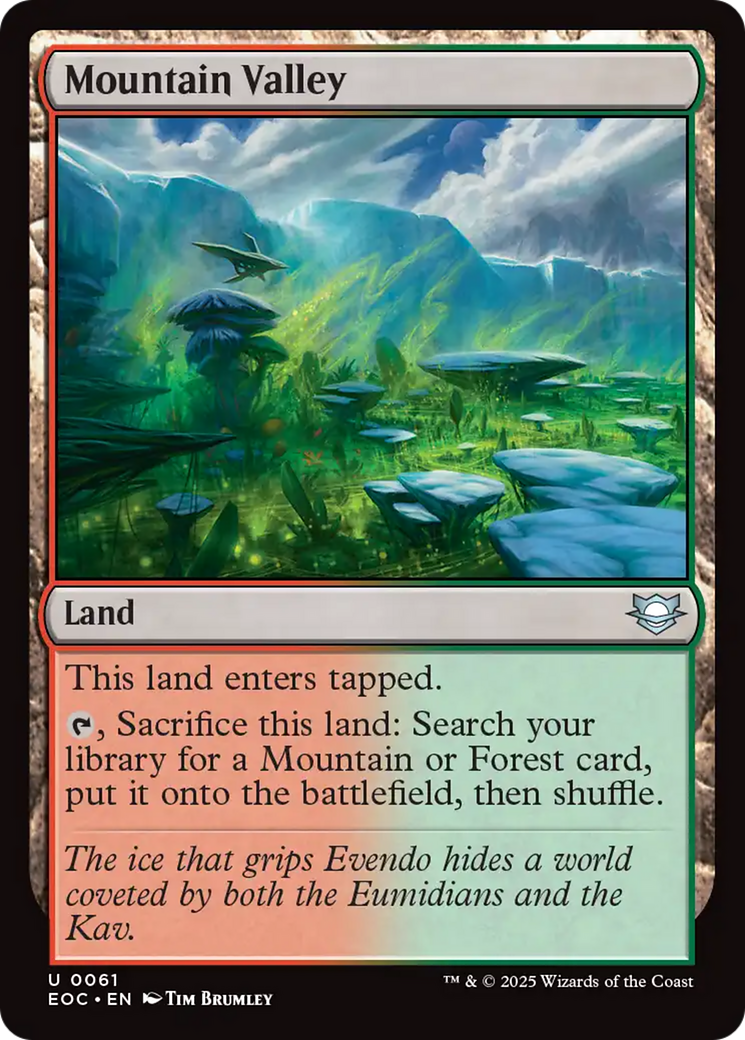 Mountain Valley [Edge of Eternities Commander] | Gear Gaming Fayetteville