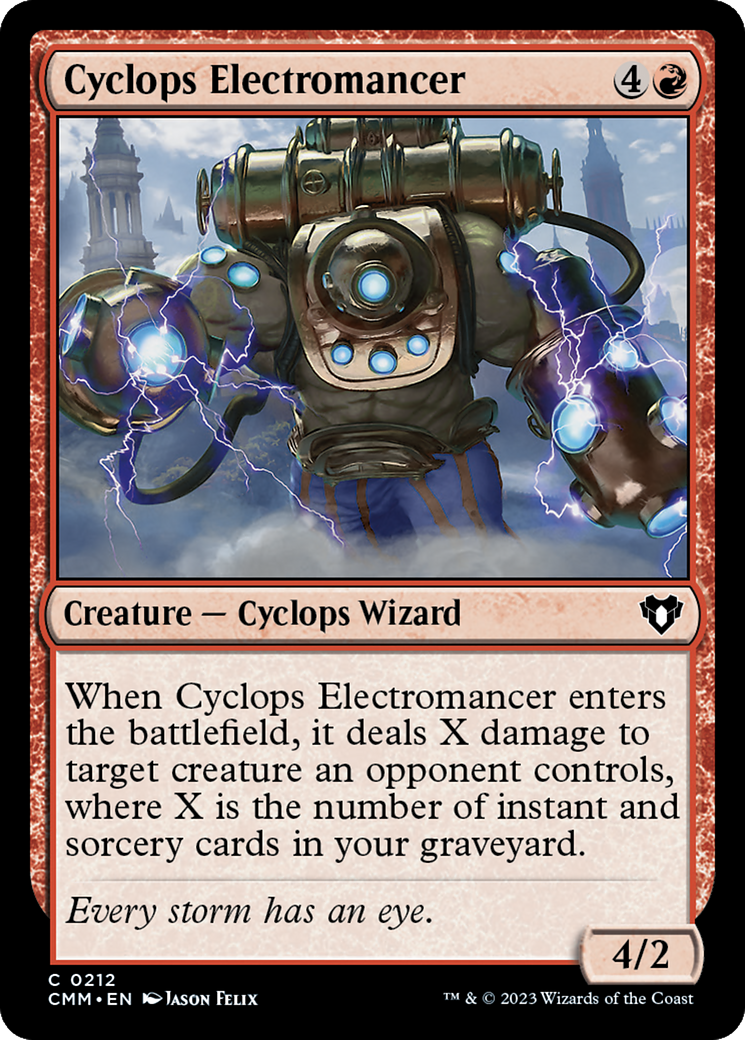 Cyclops Electromancer [Commander Masters] | Gear Gaming Fayetteville