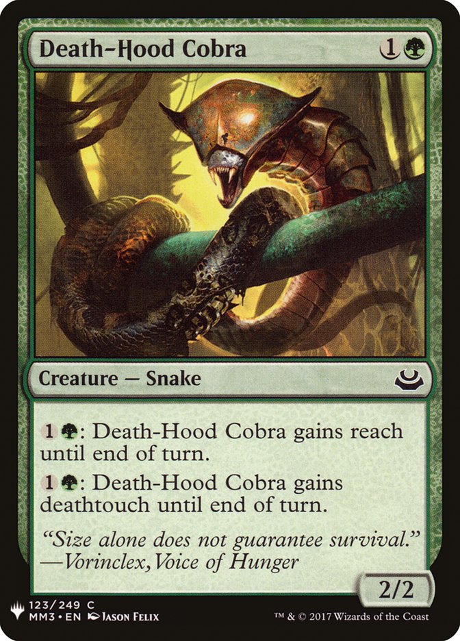 Death-Hood Cobra [Mystery Booster] | Gear Gaming Fayetteville