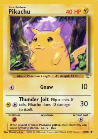 Pikachu (58/102) (E3 Stamped Promo) [Miscellaneous Cards] | Gear Gaming Fayetteville