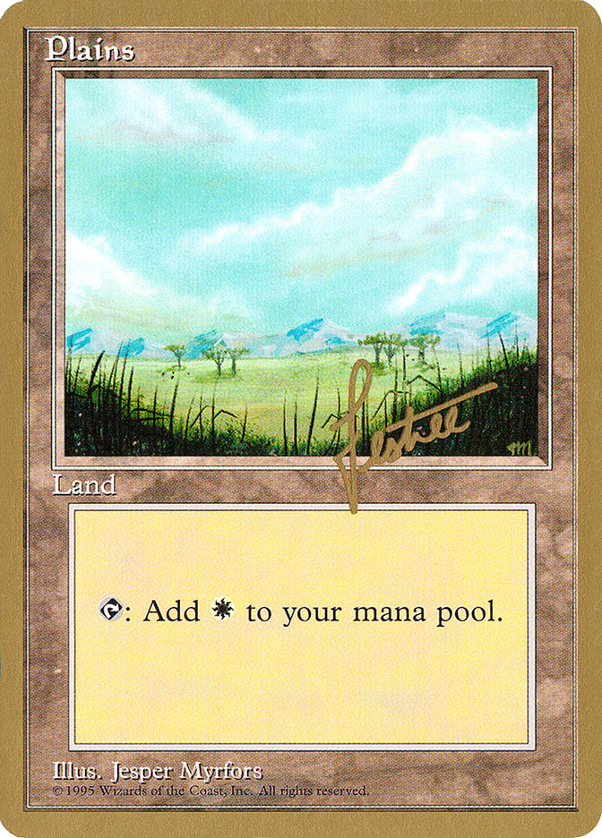 Plains (bl365) (Bertrand Lestree) [Pro Tour Collector Set] | Gear Gaming Fayetteville