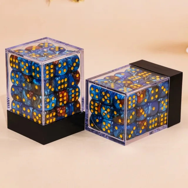 (Orange + Blue) 12mm D6 block of 36 dice | Gear Gaming Fayetteville