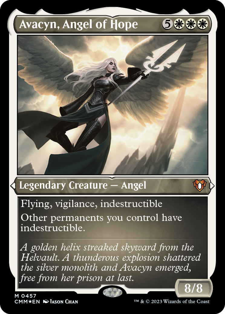 Avacyn, Angel of Hope (Foil Etched) [Commander Masters] | Gear Gaming Fayetteville