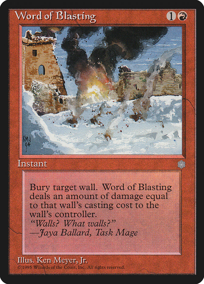 Word of Blasting [Ice Age] | Gear Gaming Fayetteville