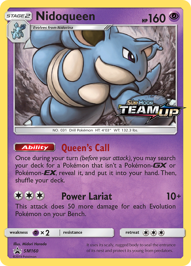 Nidoqueen (SM160) [Sun & Moon: Black Star Promos] | Gear Gaming Fayetteville
