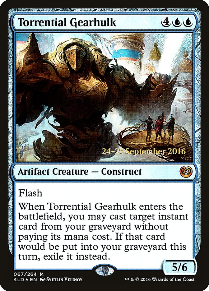 Torrential Gearhulk [Kaladesh Prerelease Promos] | Gear Gaming Fayetteville