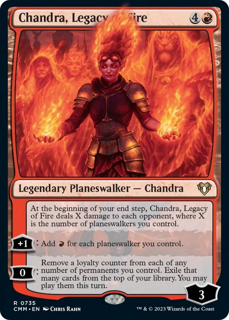 Chandra, Legacy of Fire [Commander Masters] | Gear Gaming Fayetteville