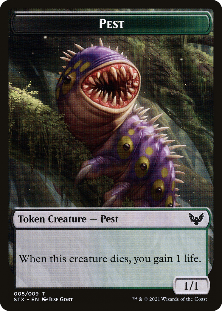 Pest // Lukka, Wayward Bonder Emblem Double-Sided Token [Secret Lair: From Cute to Brute Tokens] | Gear Gaming Fayetteville