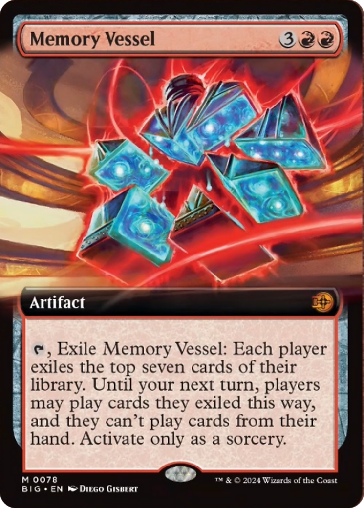 Memory Vessel (Extended Art) [Outlaws of Thunder Junction: The Big Score] | Gear Gaming Fayetteville