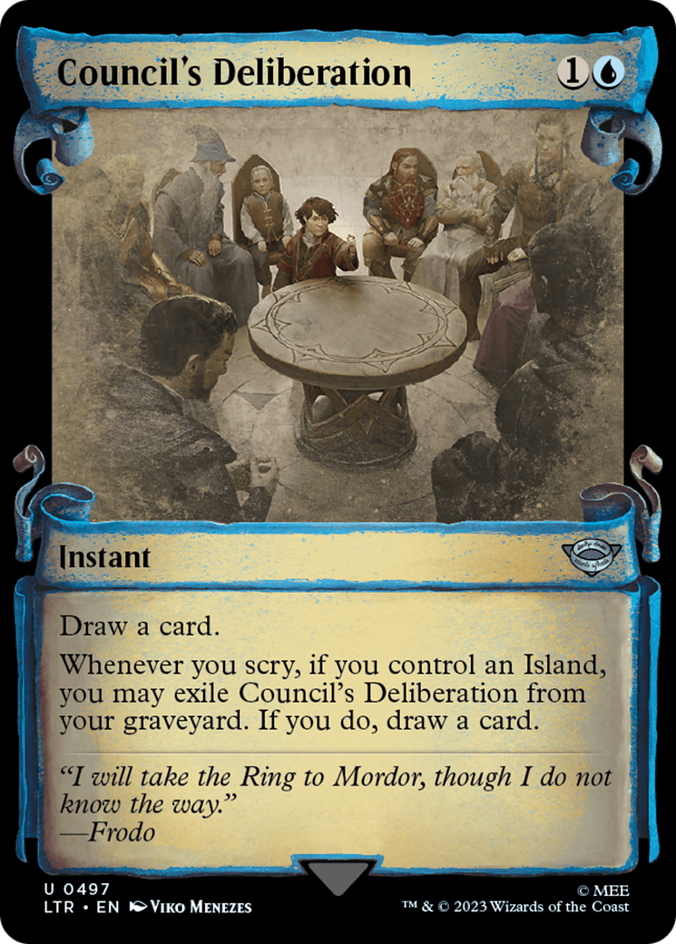 Council's Deliberation [The Lord of the Rings: Tales of Middle-Earth Showcase Scrolls] | Gear Gaming Fayetteville