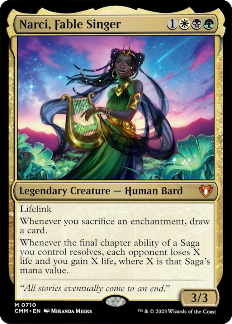 Narci, Fable Singer [Commander Masters] | Gear Gaming Fayetteville