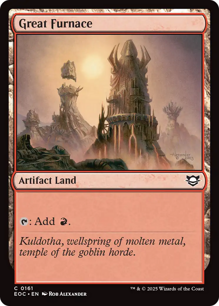 Great Furnace [Edge of Eternities Commander] | Gear Gaming Fayetteville