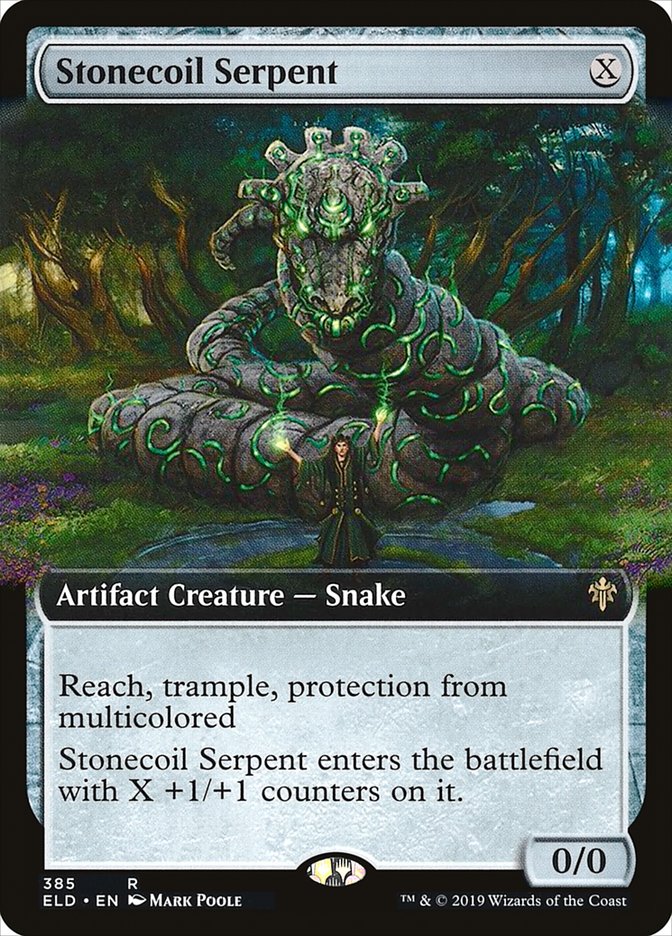 Stonecoil Serpent (Extended Art) [Throne of Eldraine] | Gear Gaming Fayetteville