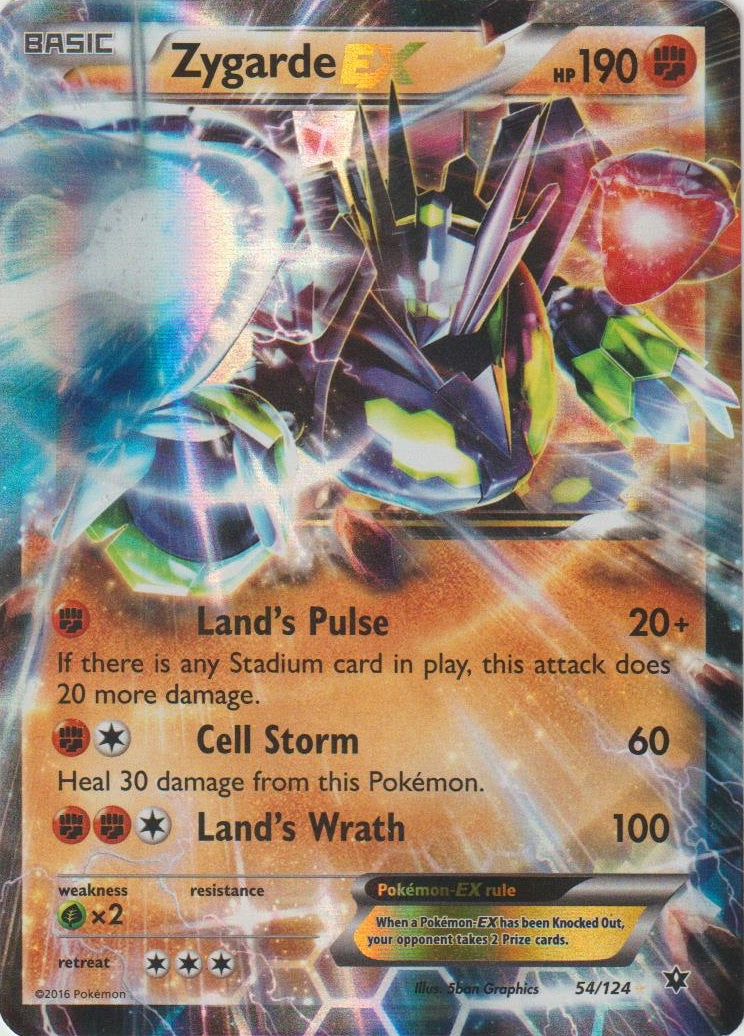 Zygarde EX (054/124) (Jumbo Card) [XY: Fates Collide] | Gear Gaming Fayetteville