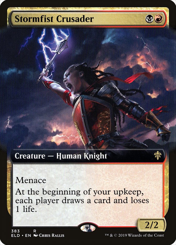 Stormfist Crusader (Extended Art) [Throne of Eldraine] | Gear Gaming Fayetteville