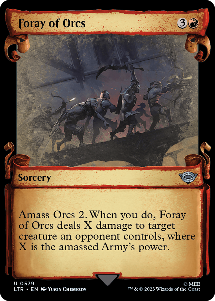 Foray of Orcs [The Lord of the Rings: Tales of Middle-Earth Showcase Scrolls] | Gear Gaming Fayetteville