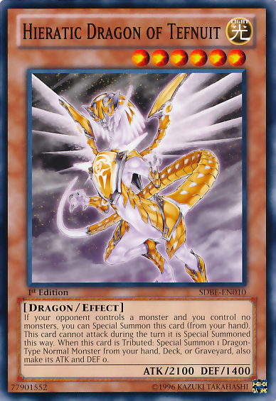 Hieratic Dragon of Tefnuit [SDBE-EN010] Common | Gear Gaming Fayetteville