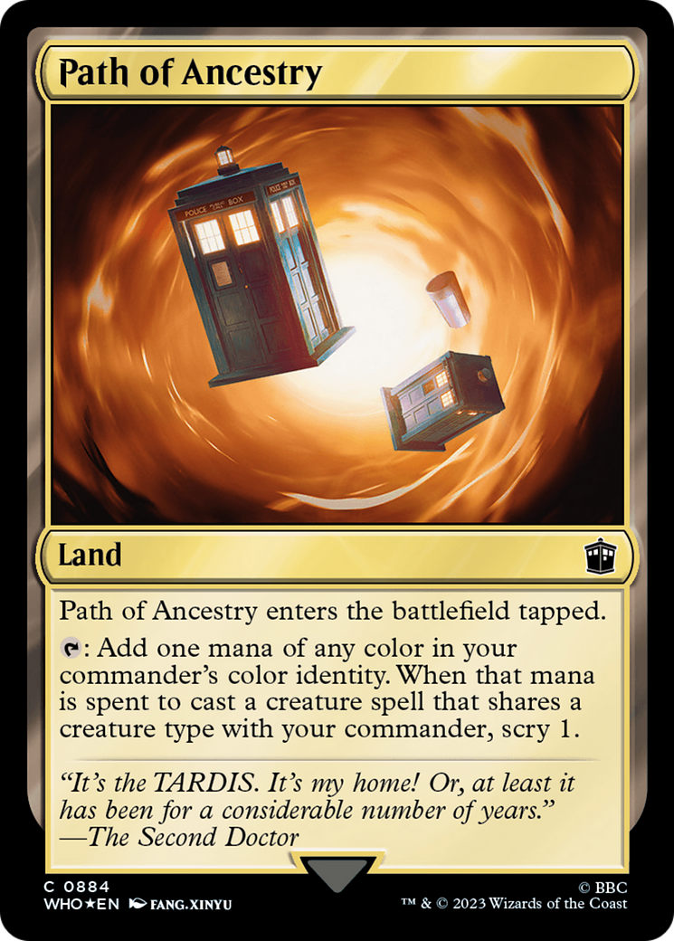 Path of Ancestry (Surge Foil) [Doctor Who] | Gear Gaming Fayetteville