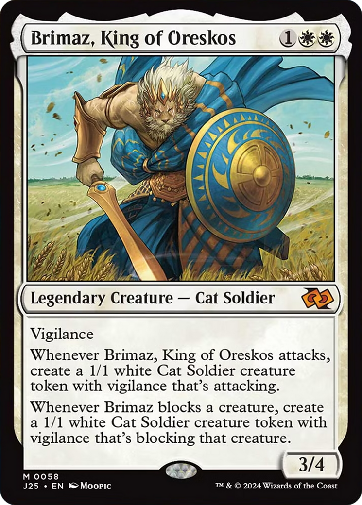 Brimaz, King of Oreskos (Anime) [Foundations Jumpstart] | Gear Gaming Fayetteville