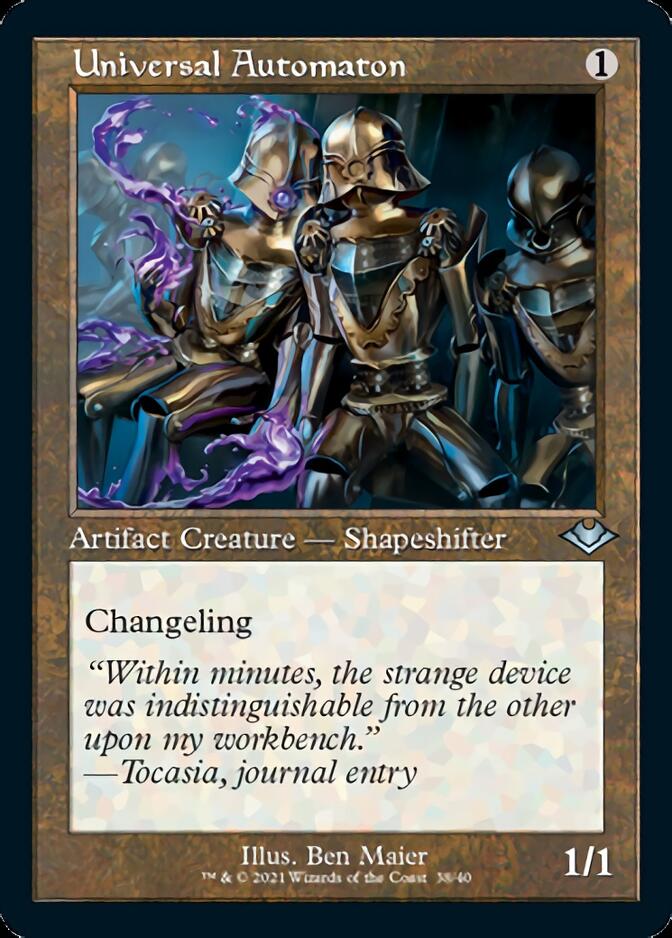 Universal Automaton (Retro Foil Etched) [Modern Horizons] | Gear Gaming Fayetteville