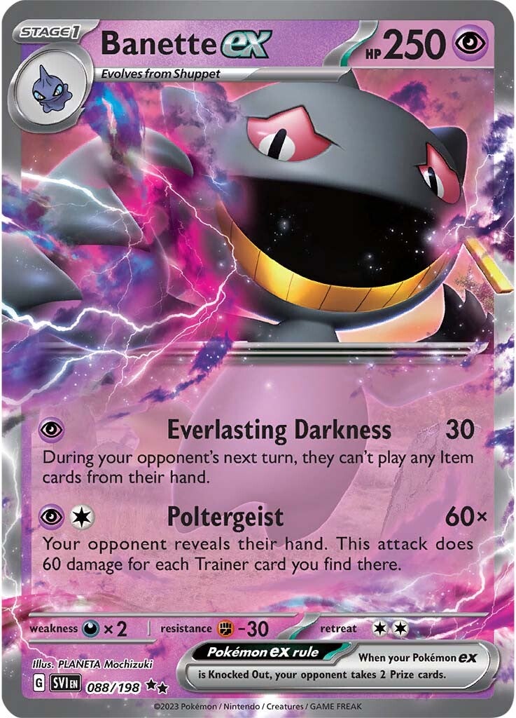 Banette ex (088/198) [Scarlet & Violet: Base Set] | Gear Gaming Fayetteville