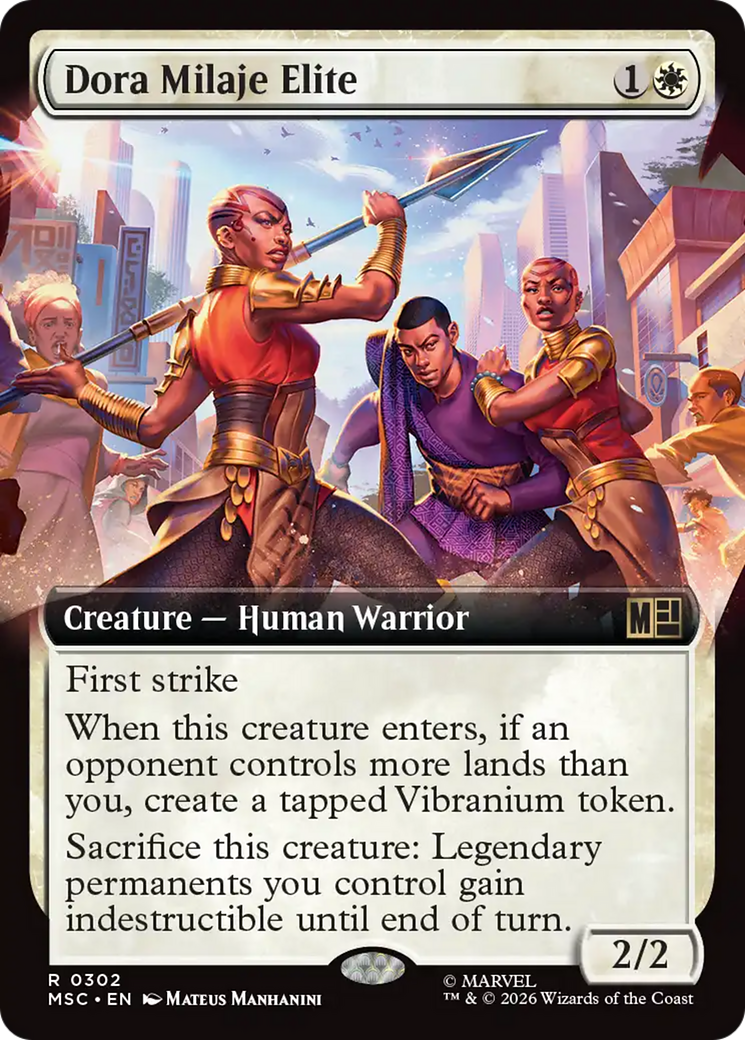 Dora Milaje Elite (Extended Art) [Marvel Super Heroes Commander] | Gear Gaming Fayetteville