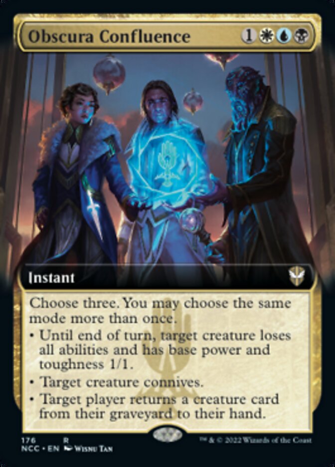 Obscura Confluence (Extended Art) [Streets of New Capenna Commander] | Gear Gaming Fayetteville