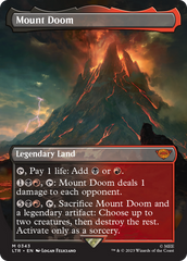 Mount Doom (Borderless Alternate Art) [The Lord of the Rings: Tales of Middle-Earth] | Gear Gaming Fayetteville