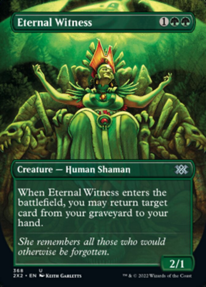 Eternal Witness (Borderless Alternate Art) [Double Masters 2022] | Gear Gaming Fayetteville