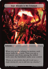 Your Mistake Is My Triumph (Full Art) [Duskmourn: Archenemy] | Gear Gaming Fayetteville