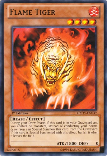 Flame Tiger [GAOV-EN039] Common | Gear Gaming Fayetteville