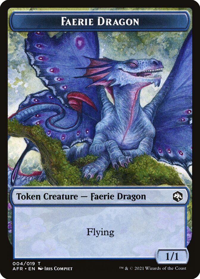 Devil // Faerie Dragon Double-Sided Token [Dungeons & Dragons: Adventures in the Forgotten Realms Tokens] | Gear Gaming Fayetteville