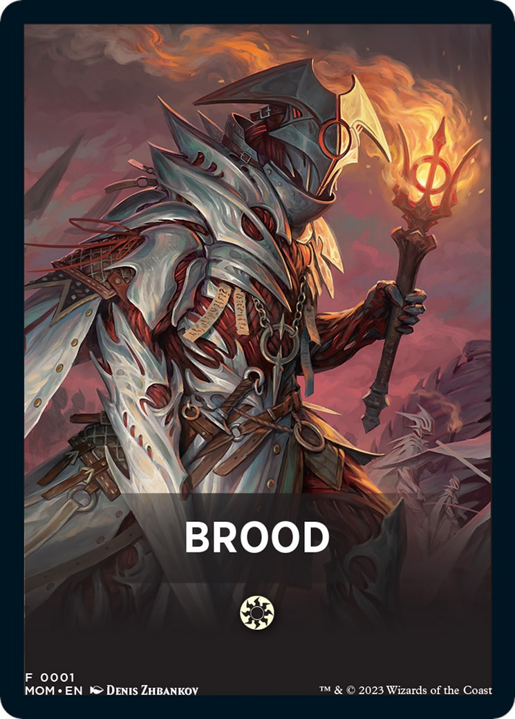 Brood Theme Card [March of the Machine Tokens] | Gear Gaming Fayetteville