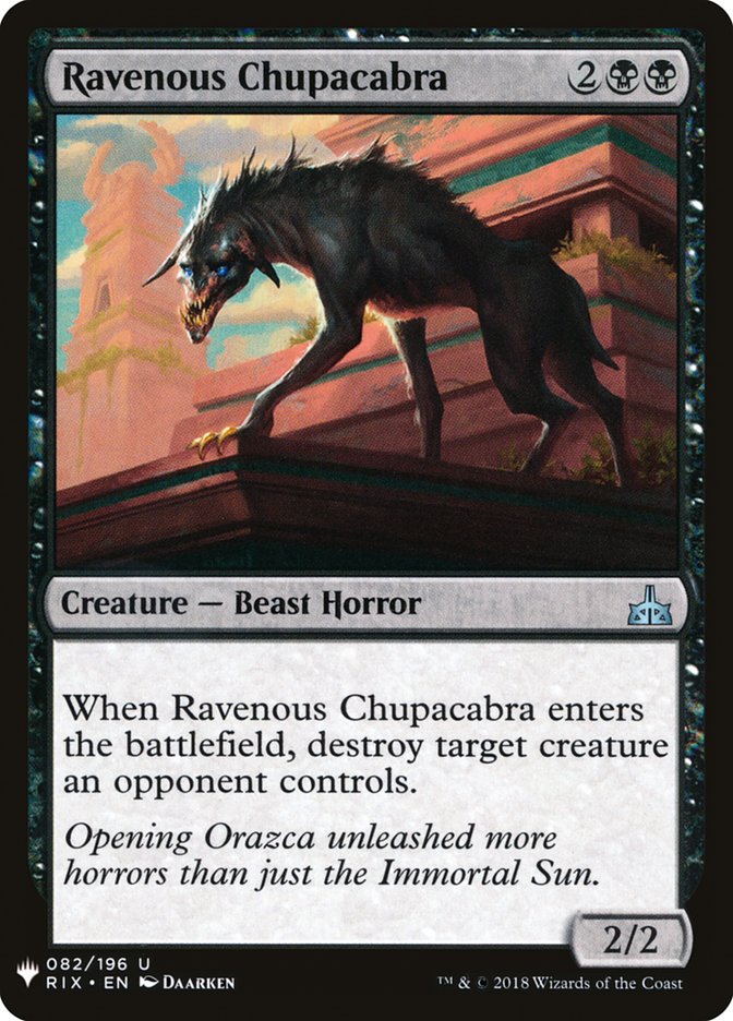 Ravenous Chupacabra [Mystery Booster] | Gear Gaming Fayetteville