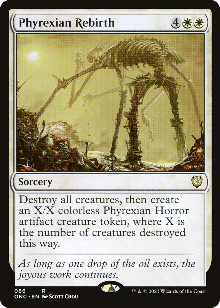 Phyrexian Rebirth [Phyrexia: All Will Be One Commander] | Gear Gaming Fayetteville