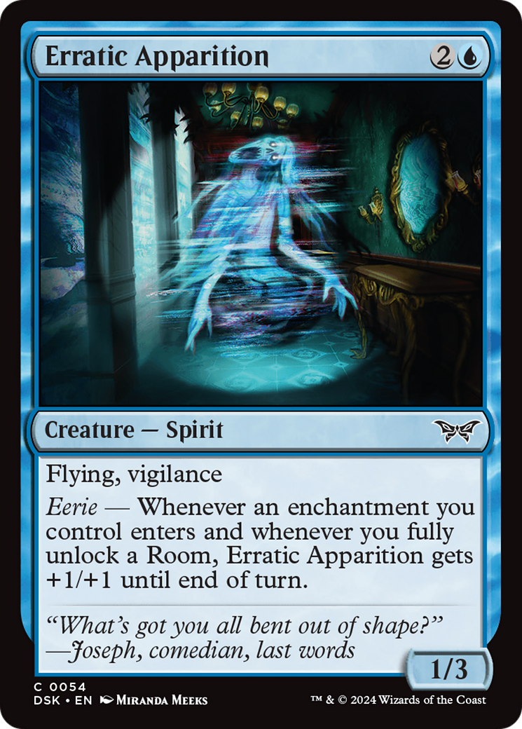 Erratic Apparition [Duskmourn: House of Horror] | Gear Gaming Fayetteville