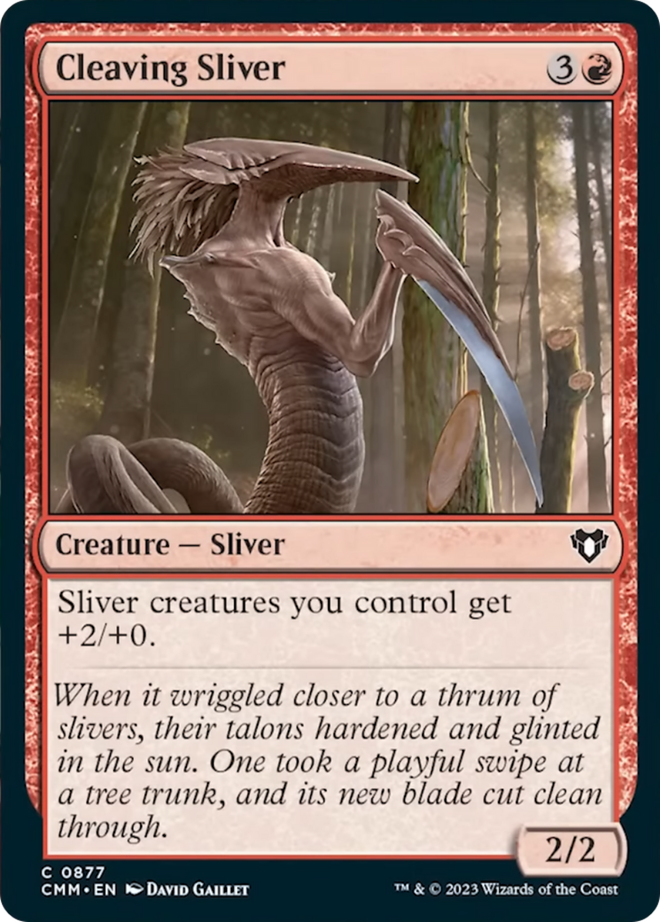 Cleaving Sliver [Commander Masters] | Gear Gaming Fayetteville