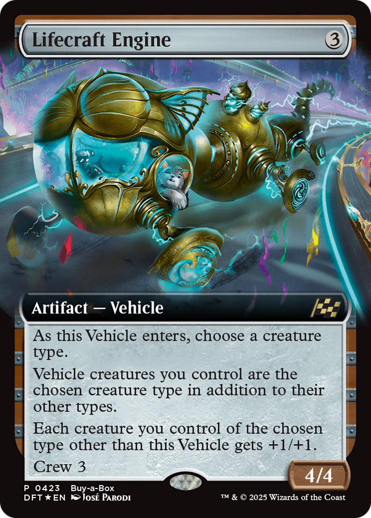 Lifecraft Engine (Extended Art) (Buy-A-Box) [Aetherdrift Promos] | Gear Gaming Fayetteville