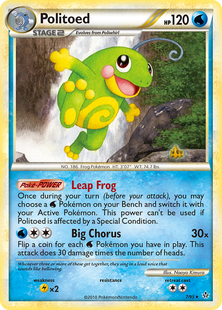 Politoed (7/95) [HeartGold & SoulSilver: Unleashed] | Gear Gaming Fayetteville