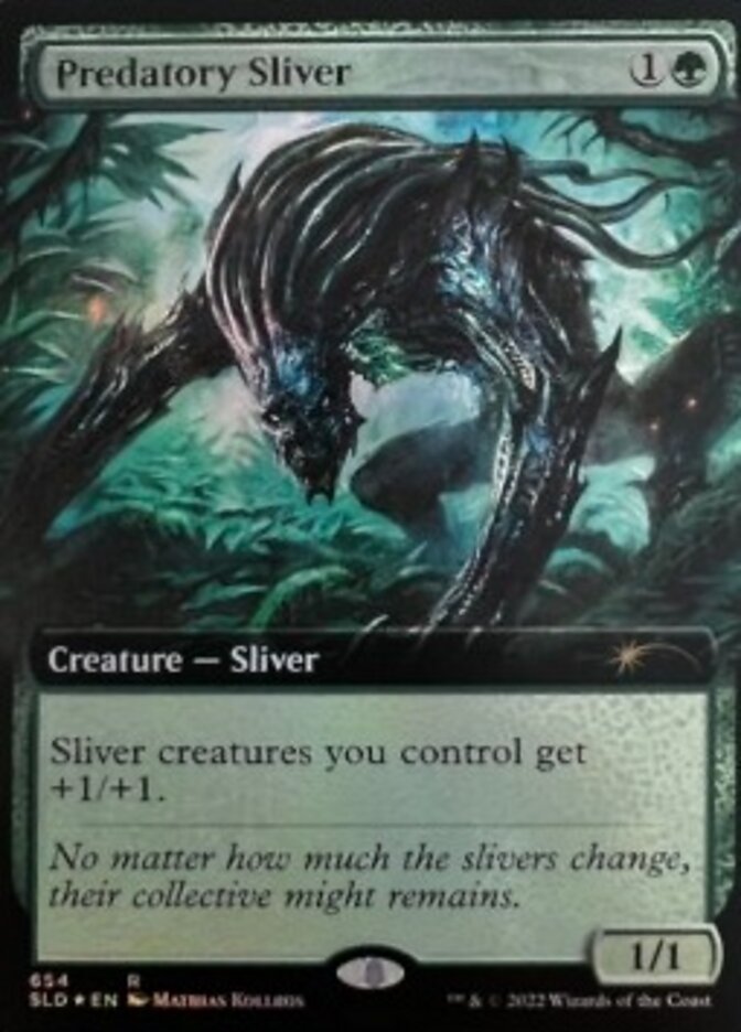 Predatory Sliver (Extended Art) [Secret Lair Drop Promos] | Gear Gaming Fayetteville