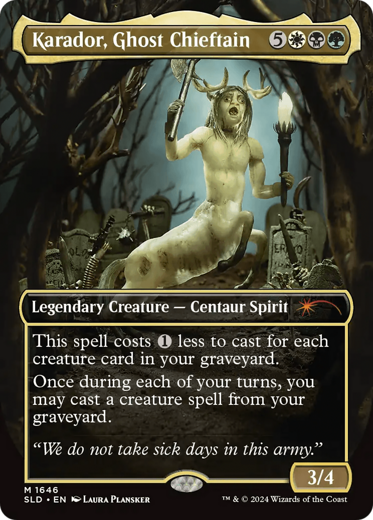 Karador, Ghost Chieftain (Rainbow Foil) [Secret Lair Drop Series] | Gear Gaming Fayetteville