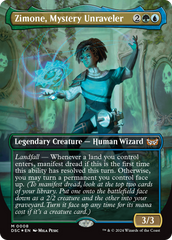 Zimone, Mystery Unraveler (Borderless) [Duskmourn: House of Horror Commander] | Gear Gaming Fayetteville