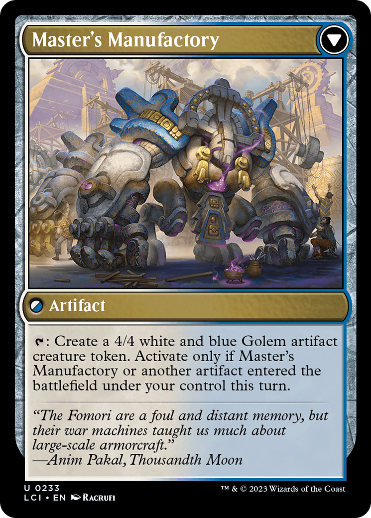 Master's Guide-Mural // Master's Manufactory [The Lost Caverns of Ixalan] | Gear Gaming Fayetteville